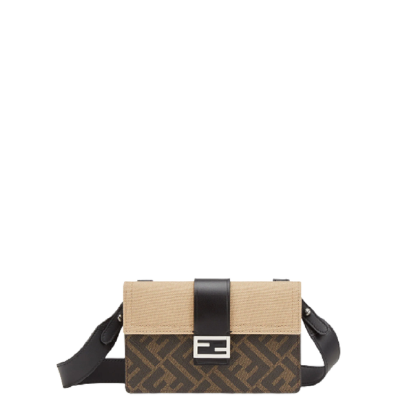  Túi Nam Fendi Baguette Pouch 'Brown' 