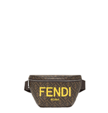  Túi Nam Fendi Belt Bag Brown FF Fabric 'Brown' 