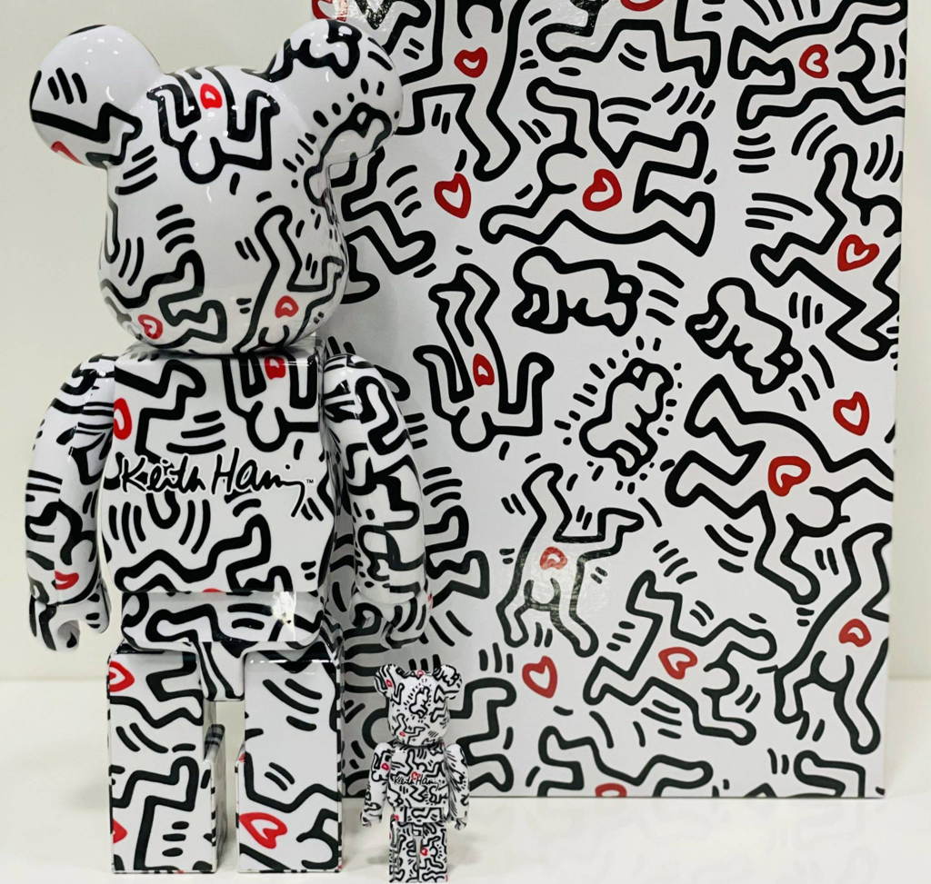  Mô Hình Bearbrick Keith Haring #8 