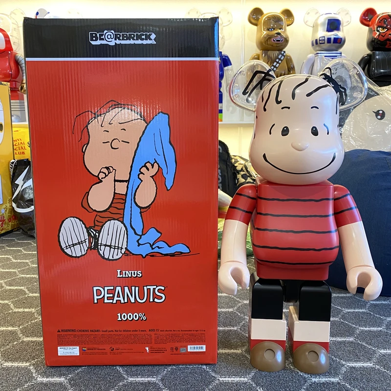  Mô hình Bearbrick LINUS Multicolor 400% 
