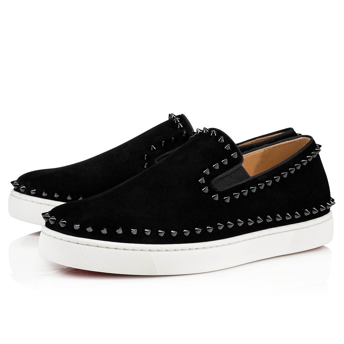  Giày Nam Christian Louboutin Pik Boat 'Black' 