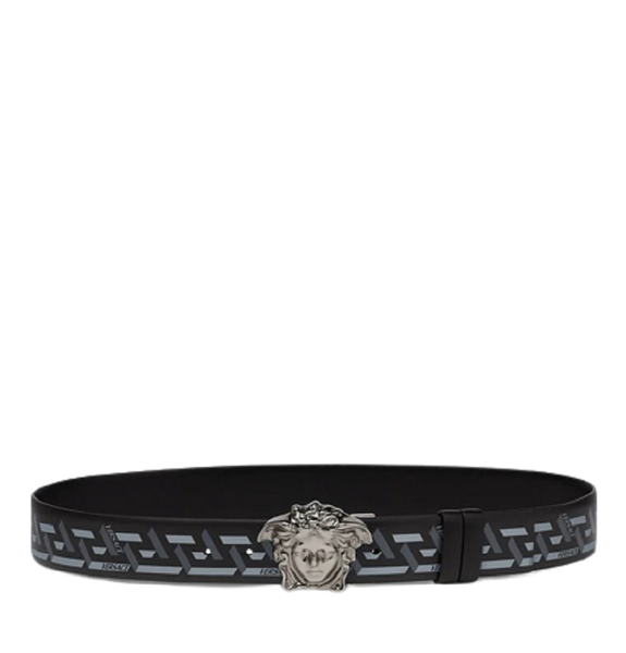  Thắt Lưng Nam Versace La medusa La Greca Reversible Black Gray 