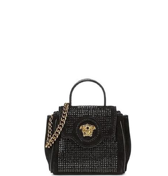  Túi Nữ Versace La Medusa Studded Micro 'Black' 