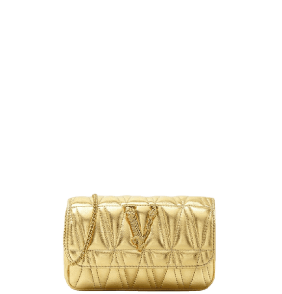  Túi Nữ Versace Virtus Pouch 'Gold' 