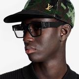  Kính Nam Louis Vuitton 1.1 Clear Millionaires Sunglasses 'Black' 