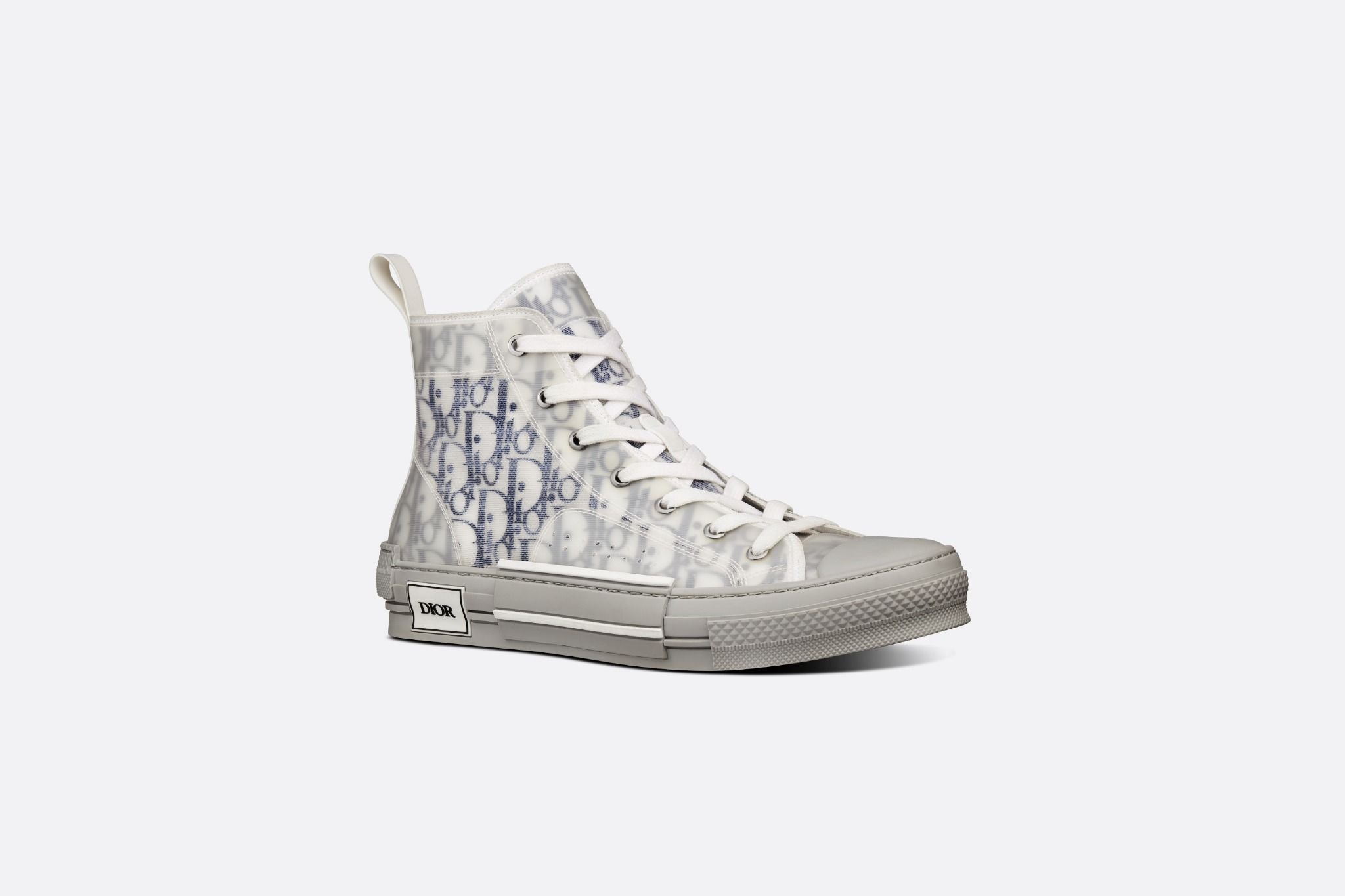 Giày Dior B23 Hightop Sneaker White Navy Oblique 3SH118YNTH568  LUXITY