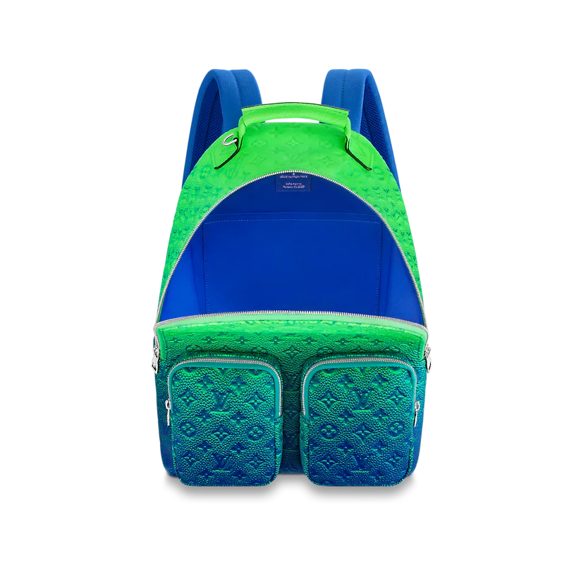  Balo Nam Louis Vuitton Multipocket 'Blue Green' 