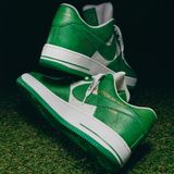  Giày Louis Vuitton And Nike Air Force 1 By Virgil Abloh 'White Gym Green' 