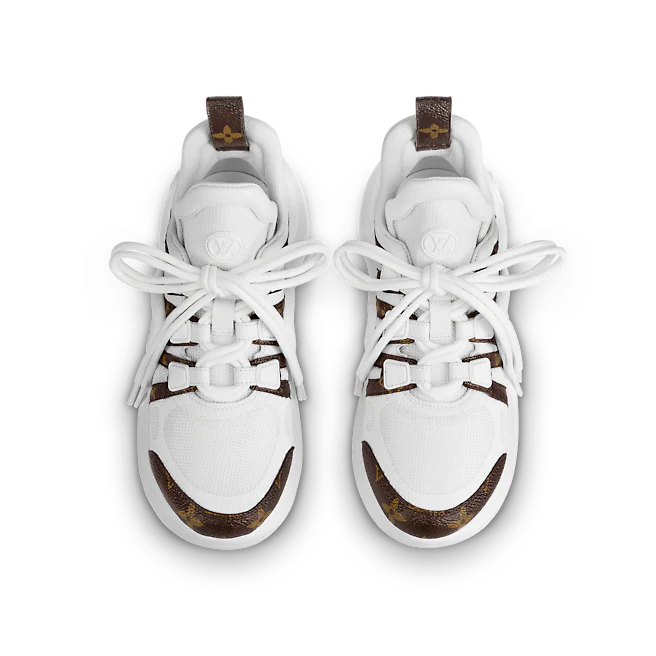  Giày Nữ Louis Vuitton Lv Archlight Trainers 'White Patent' 