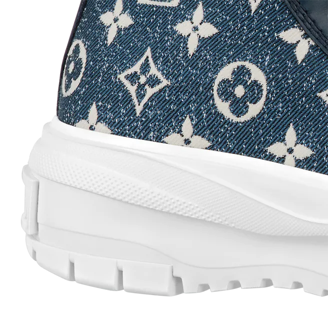 Giày Nữ Louis Vuitton Lv Squad Trainer Boots 'Navy Blue' 1A9S12 – LUXITY