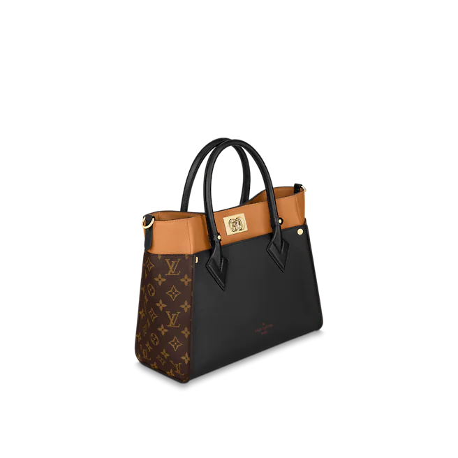  Túi Nữ Louis Vuitton On My Side Tote 'Black Orange' 