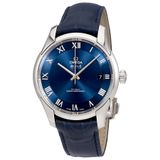  Đồng Hồ Nam OMEGA De Ville Hour Vision Automatic Chronometer 'Blue' Dial 
