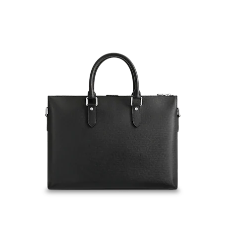 T i Nam Louis Vuitton Anton Soft Briefcase Taiga Black M33416
