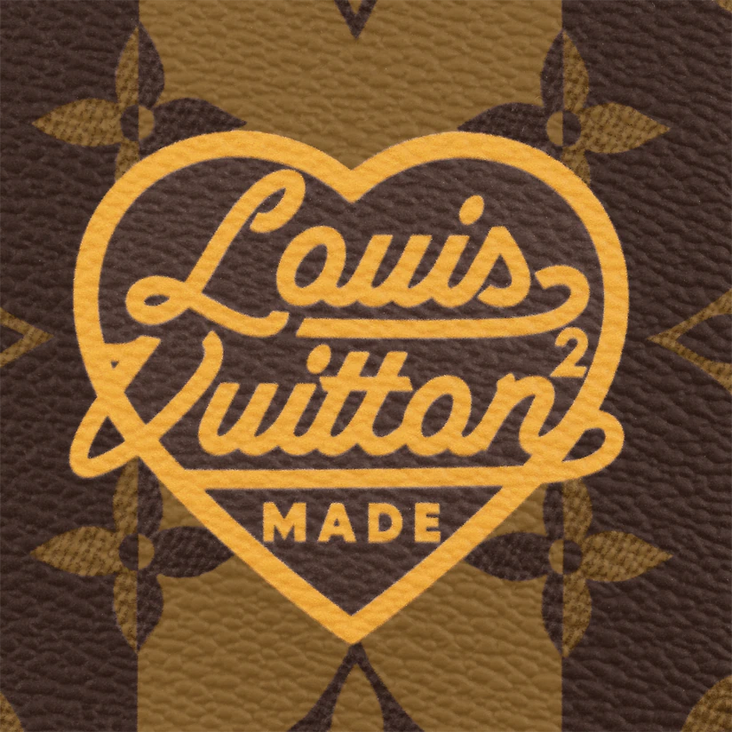  Túi Nam Louis Vuitton Flap Double Phone Pouch Monogram Stripes 'Brown Canvas' 