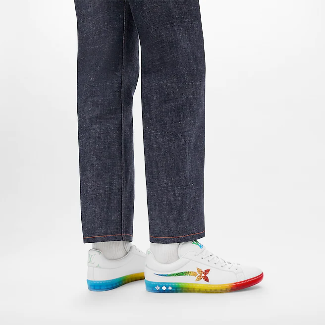  Giày Nam Louis Vuitton Luxembourg Samothrace Trainers 'White Monogram' 