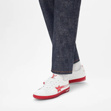  Giày Nam Louis Vuitton Luxembourg Samothrace Trainers 'Red Monogram' 