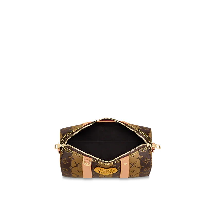  Túi Nam Louis Vuitton City Keepall Monogram Stripes 'Brown Canvas' 