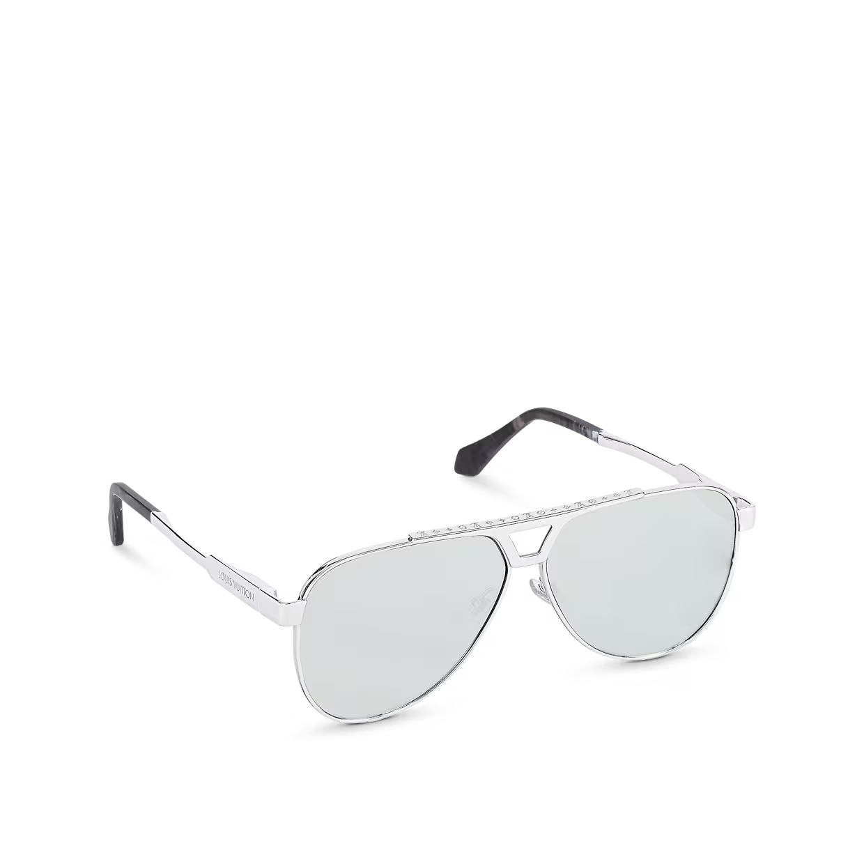  Kính Nam Louis Vuitton 1.1 Evidence Metal Pilot 'Silver' 