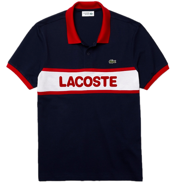  Áo Lacoste Color Block Light Knit Polo 'Navy' 
