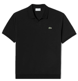  Áo Lacoste Open Collar Solid Polo 'Black' 