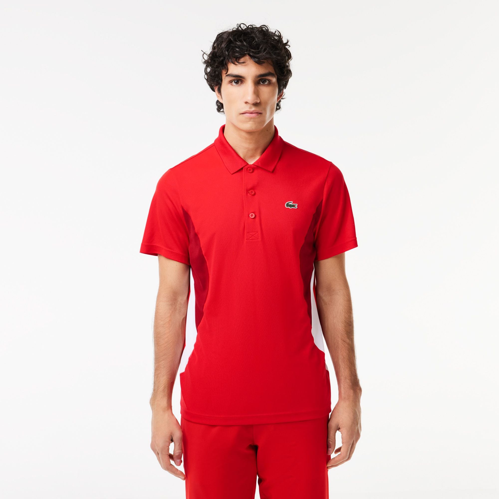  Áo Lacoste Tennis x Novak Djokovic 'Red' 