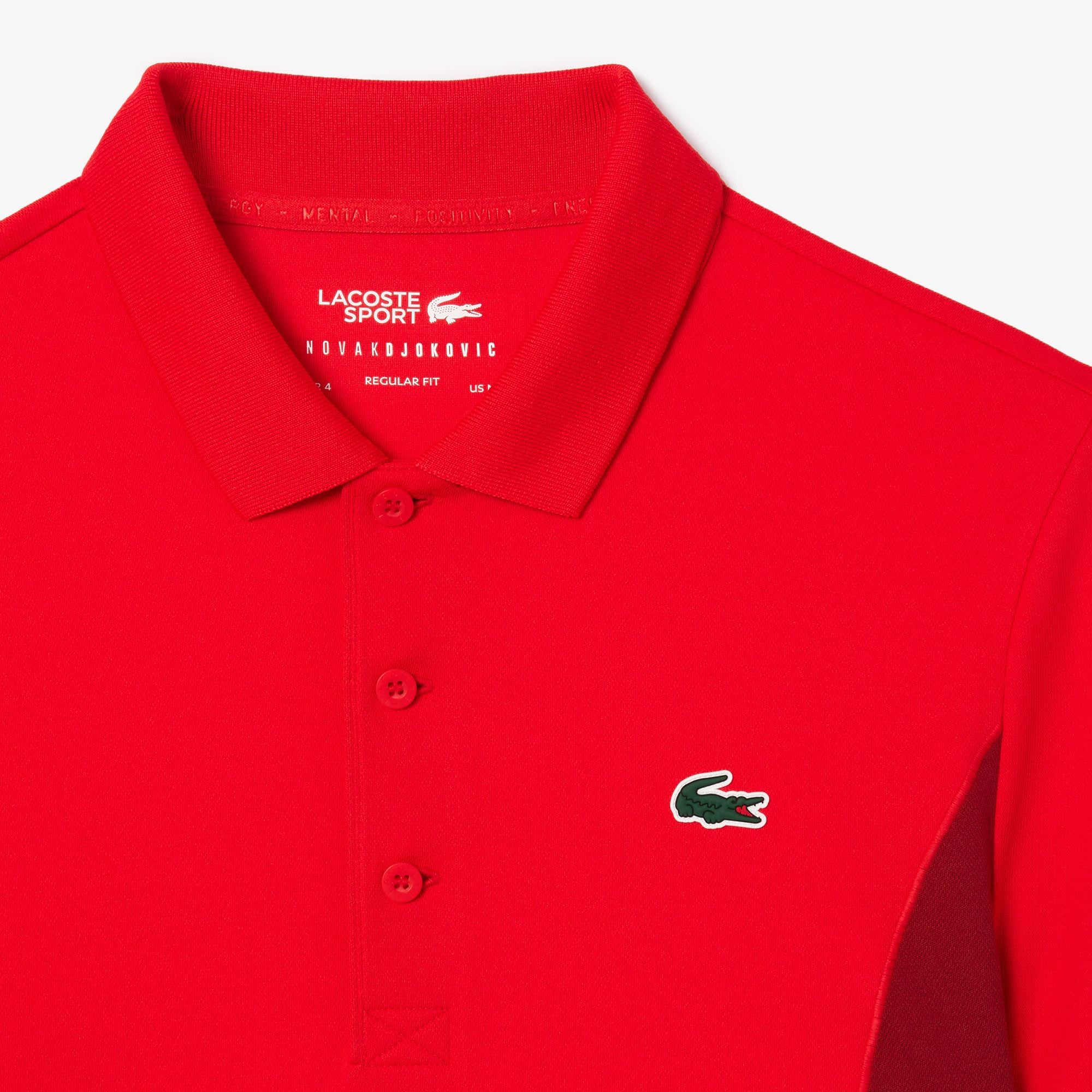  Áo Lacoste Tennis x Novak Djokovic 'Red' 