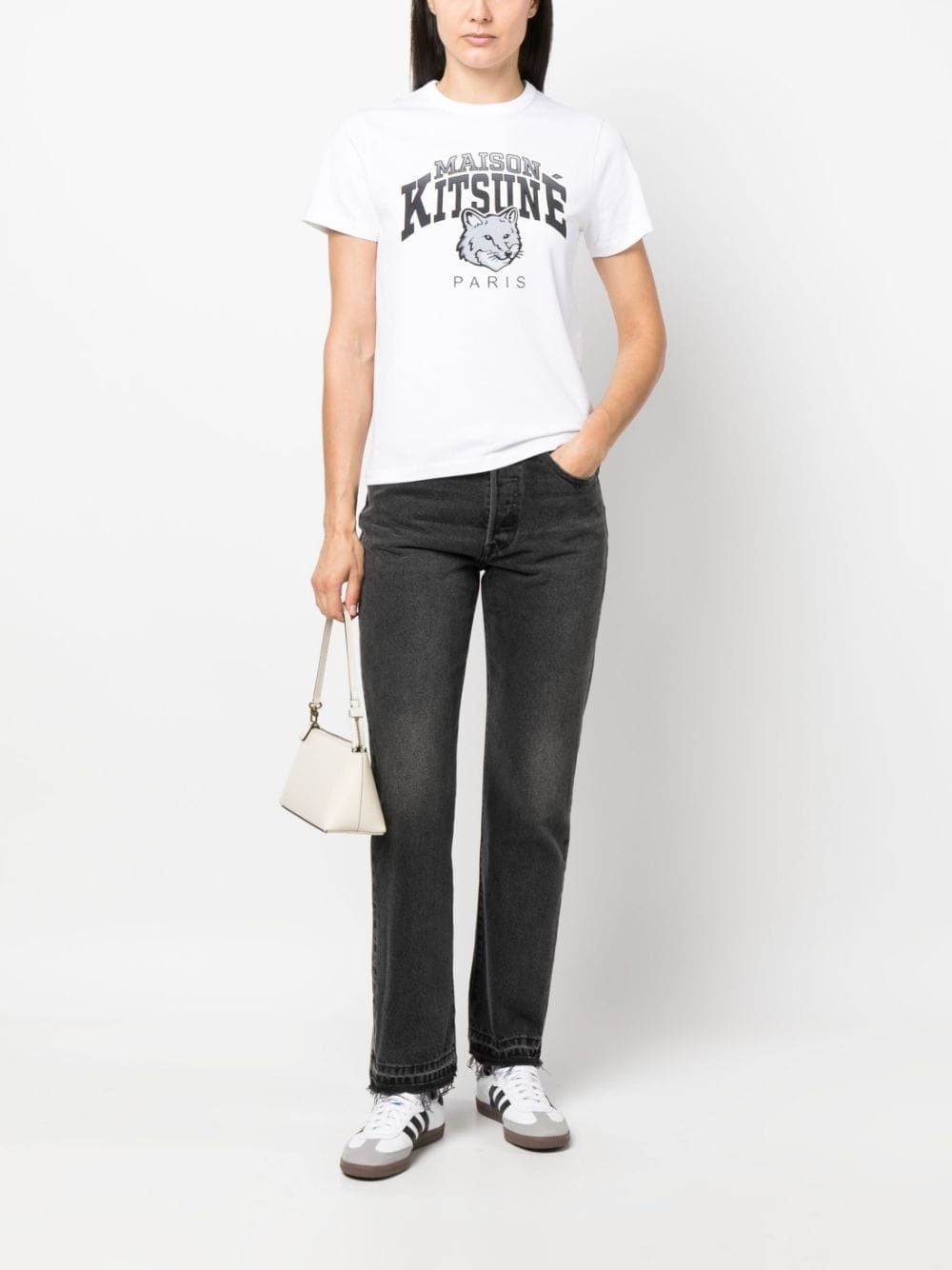  Áo Maison Kitsune Campus Fox 'White' 