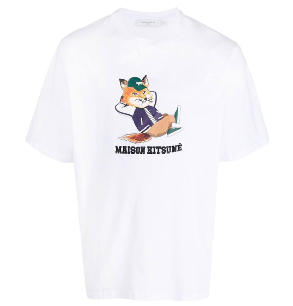  Áo Maison Kitsune Dressed Fox 'White' 