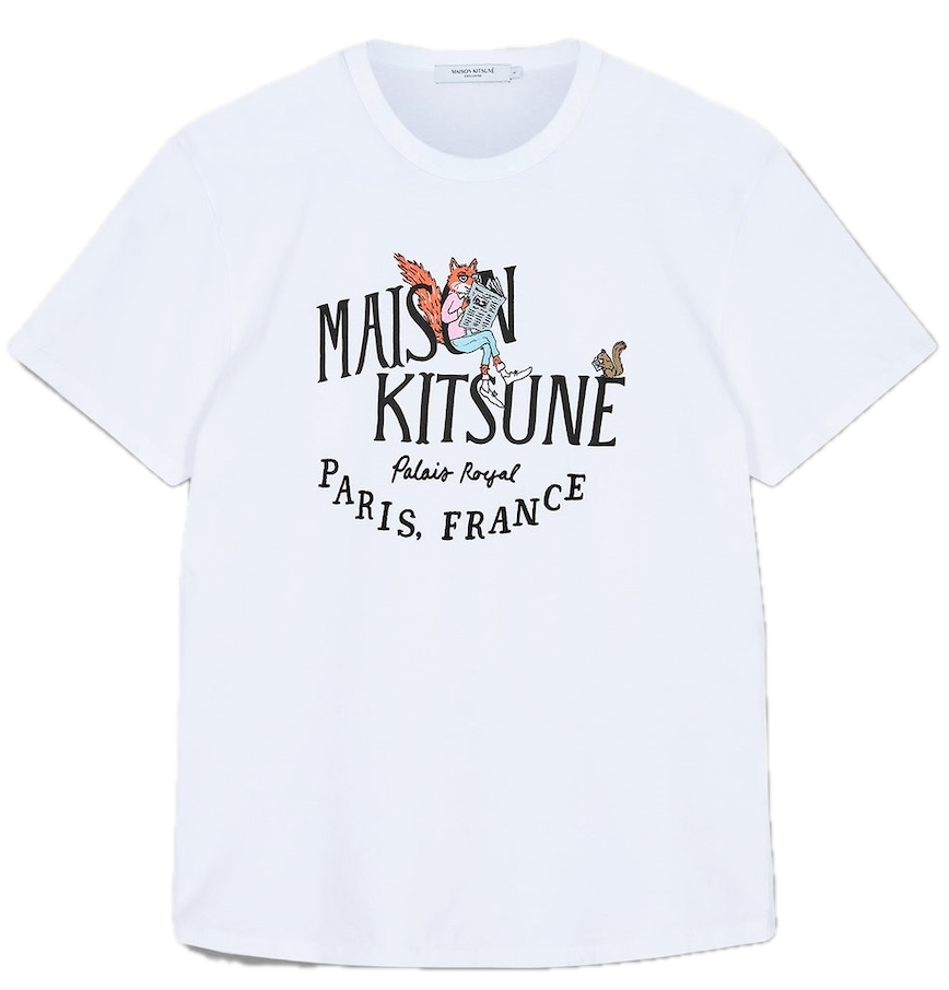  Áo Maison Kitsune Oly Palais Royal 'White' 