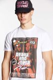  Áo Nam Dsquared2 Printed T-shirt 'White' 