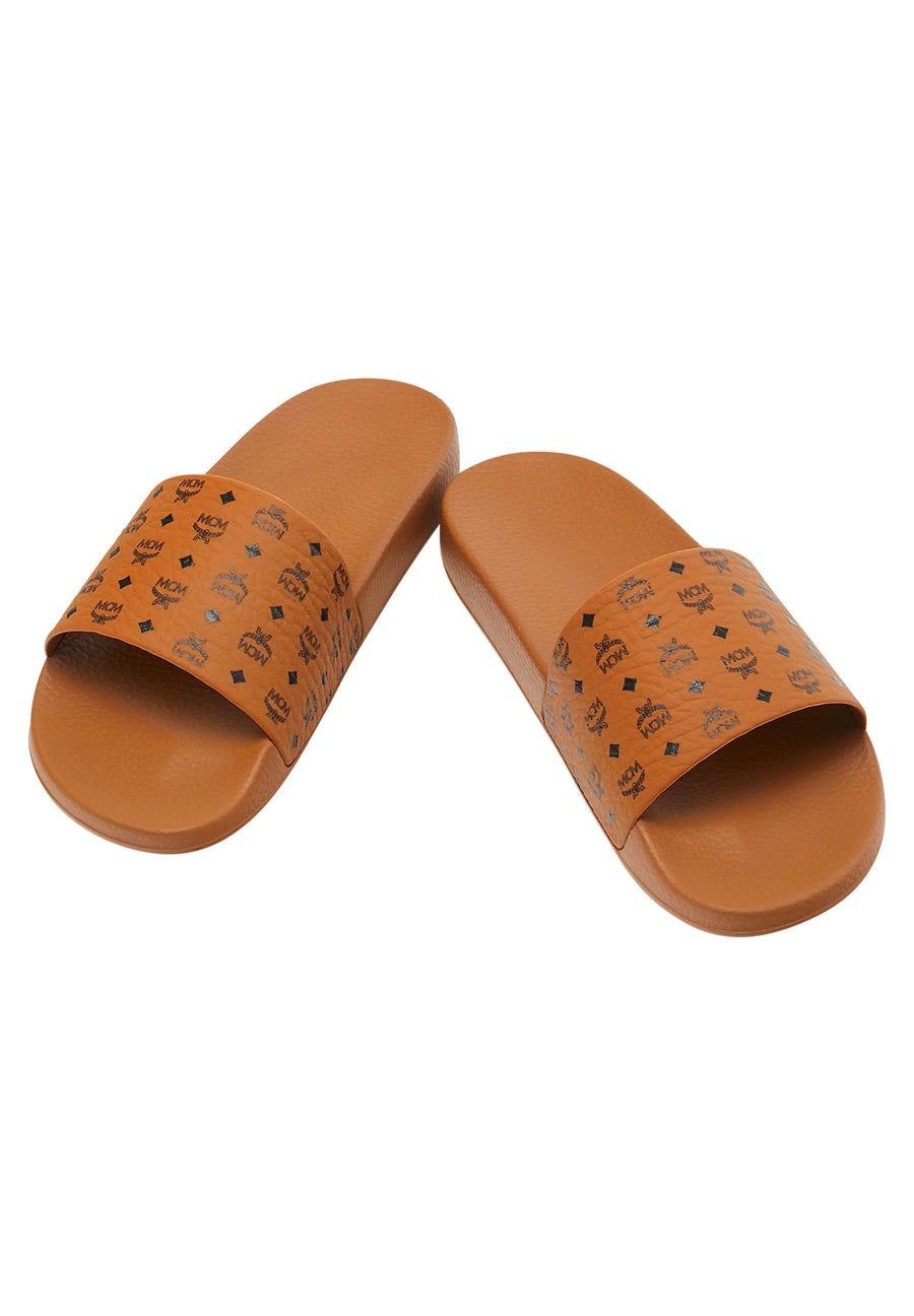Mcm rubber slides sale