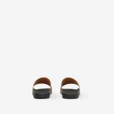  Dép Nam Burberry Check Slides 'Archive Beige' 