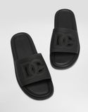  Dép Nam Dolce & Gabbana Sliders 'Black' 