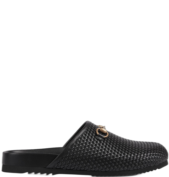  Dép Nam Gucci Horsebit Slipper 'Black' 