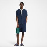  Dép Nam Louis Vuitton Waterfront Mules 'Marine' 