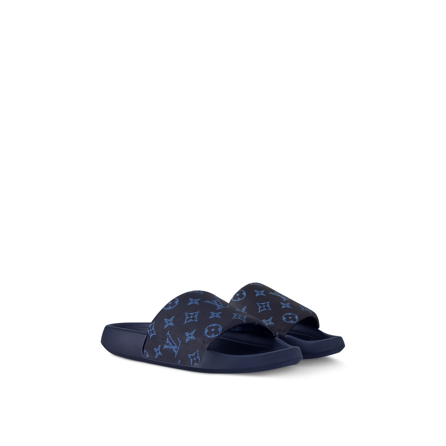  Dép Nam Louis Vuitton Waterfront Mules 'Marine' 