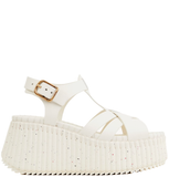  Dép Nữ Chloe Nama Wedge Sandal 'Eggshell' 