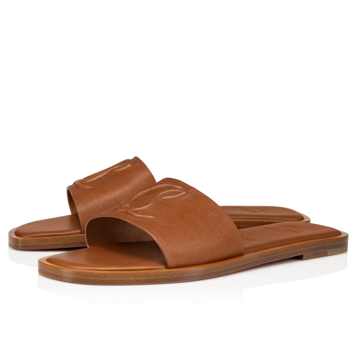  Dép Nữ Christian Louboutin CL Mule 'Cuoio' 