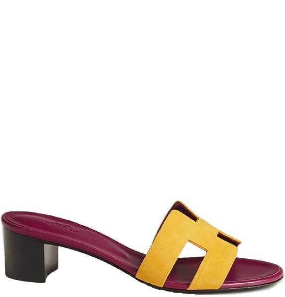  Giày Nữ Hermes Oasis Sandal 'Jaune Topaze' 