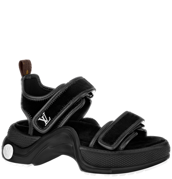  Dép Nữ Louis Vuitton LV Archlight Sandals 'Black' 