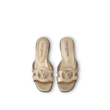  Dép Nữ Louis Vuitton LV Isola Flat Mules 'Gold' 