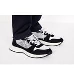  Giày Nam Dior B25 Runner Sneaker 'Black' 