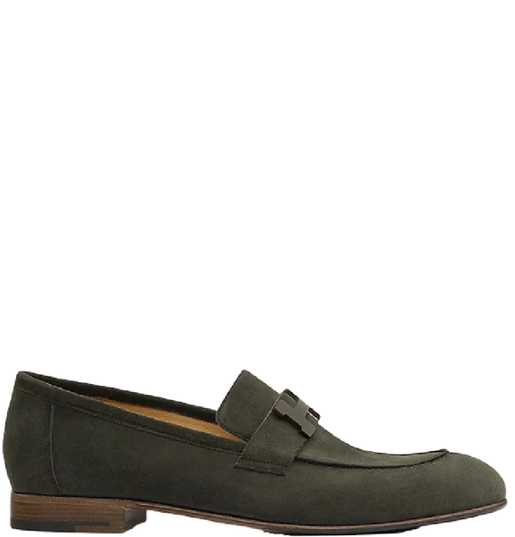  Giày Nam Hermes Paris Loafer 'Vert Olive' 