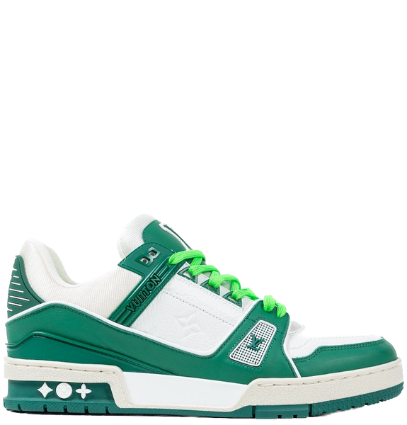  Giày Nam Louis Vuitton LV Trainer 'Green White' 