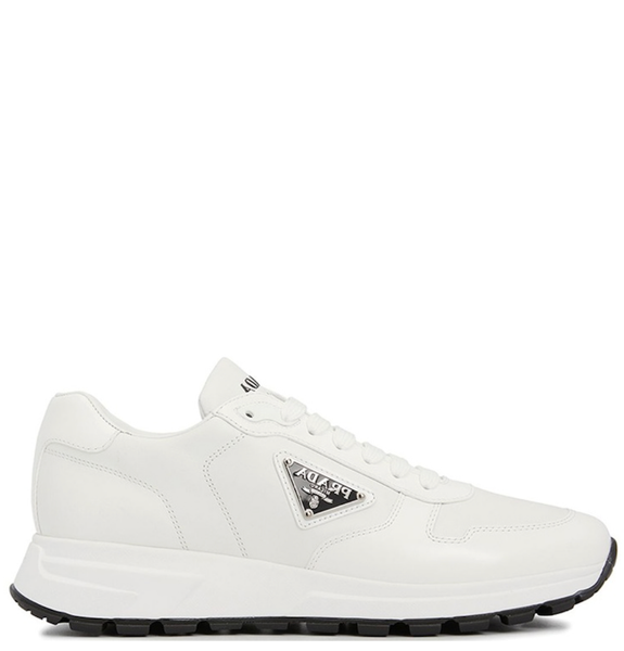  Giày Nam Prada Logo Spazzolato 'White' 