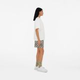  Giày Nữ Burberry Leather Box Sneakers 'White' 