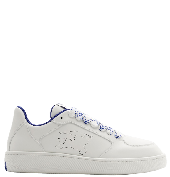  Giày Nữ Burberry Leather Stock Sneakers 'White' 
