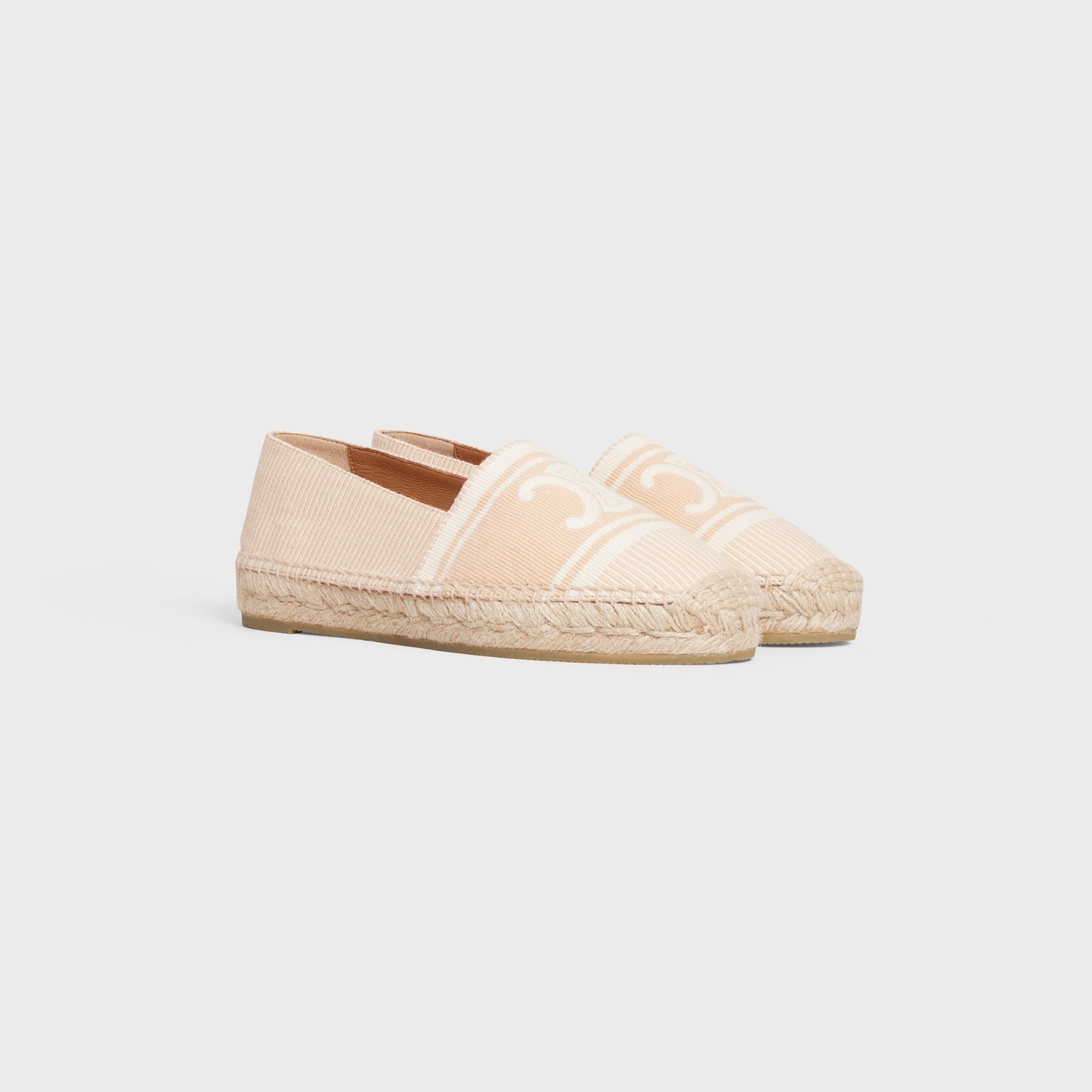  Giày Nữ Celine Les Espadrilles 'Beige' 