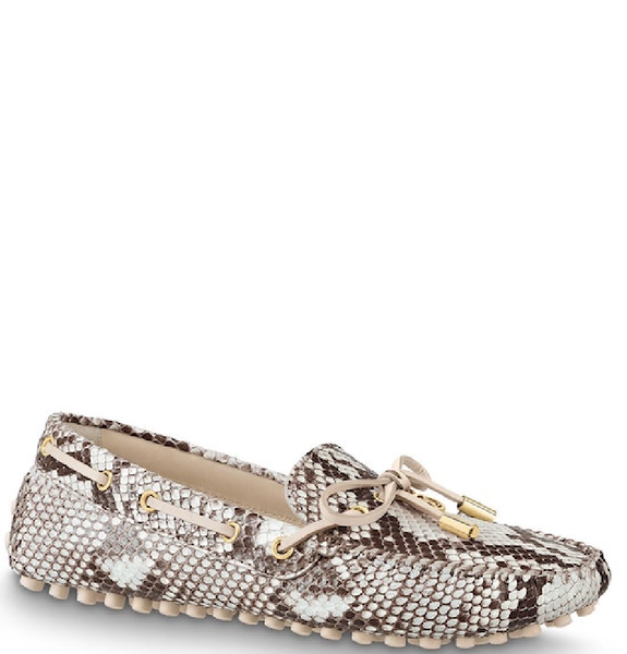  Giày Nữ Louis Vuitton Gloria Flat Moccasin 'Snake' 
