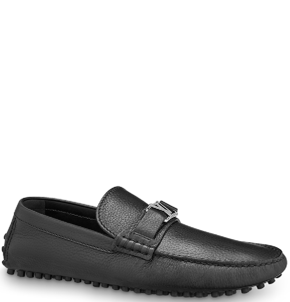  Giày Nam Louis Vuitton Hockenheim Moccasin 'Black' 